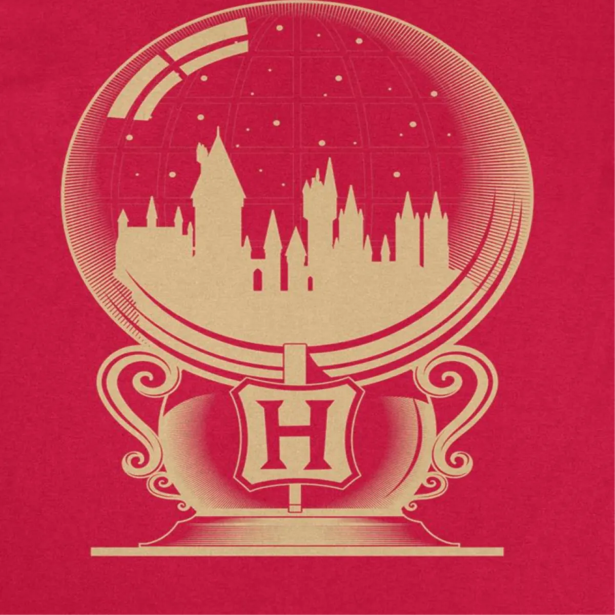 Harry Potter Hogwarts Castle Globe T-Shirt - T-Shirts - T-Shirt - 2