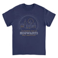 Harry Potter Hogwarts Christmas Navy T-Shirt - T-Shirts - T-Shirt - 1