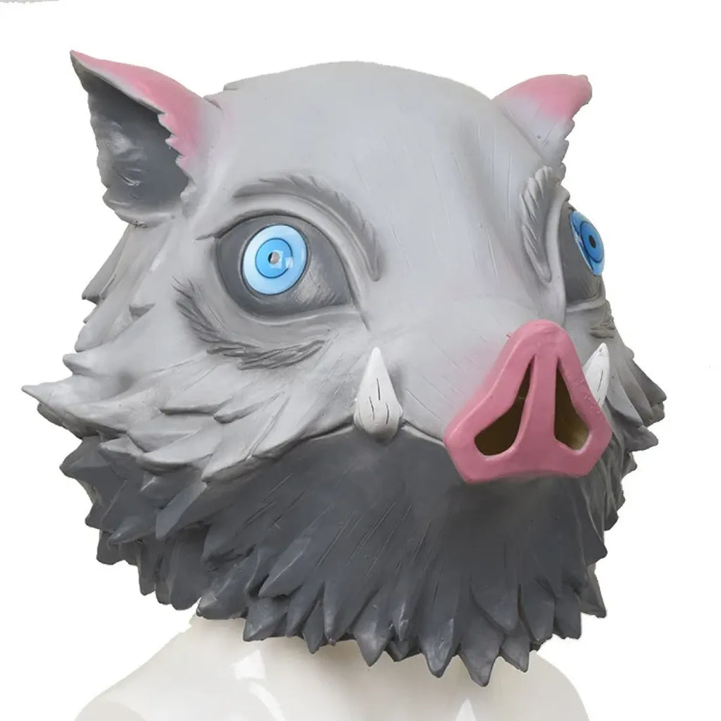 Hashibira Inosuke Pig Mask Cosplay Headgear - Cosplay - Cosplay - 4