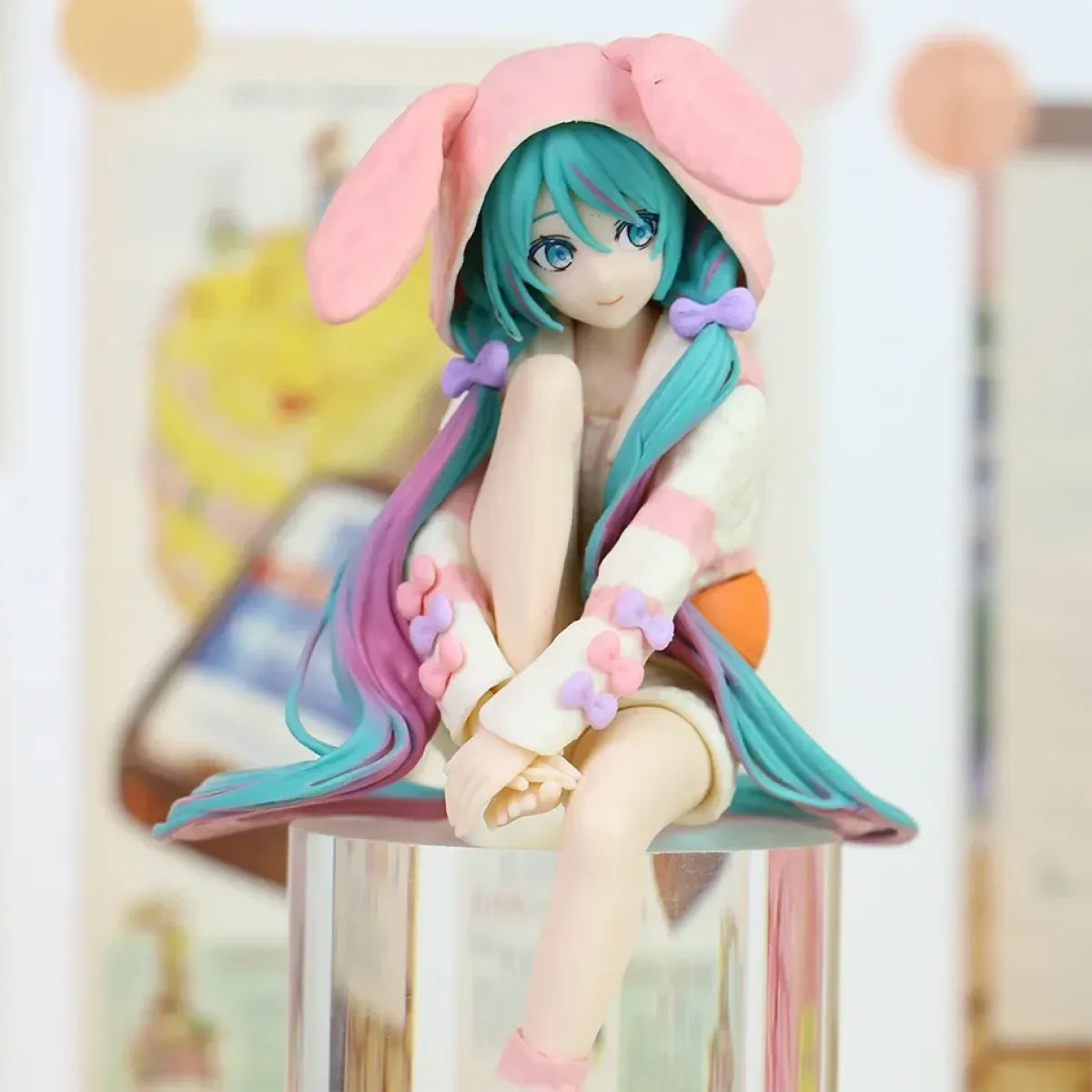 Hatsune Miku Bunny Hoodie Sleepwear PVC Figurine - Accessories - Figurine - 1