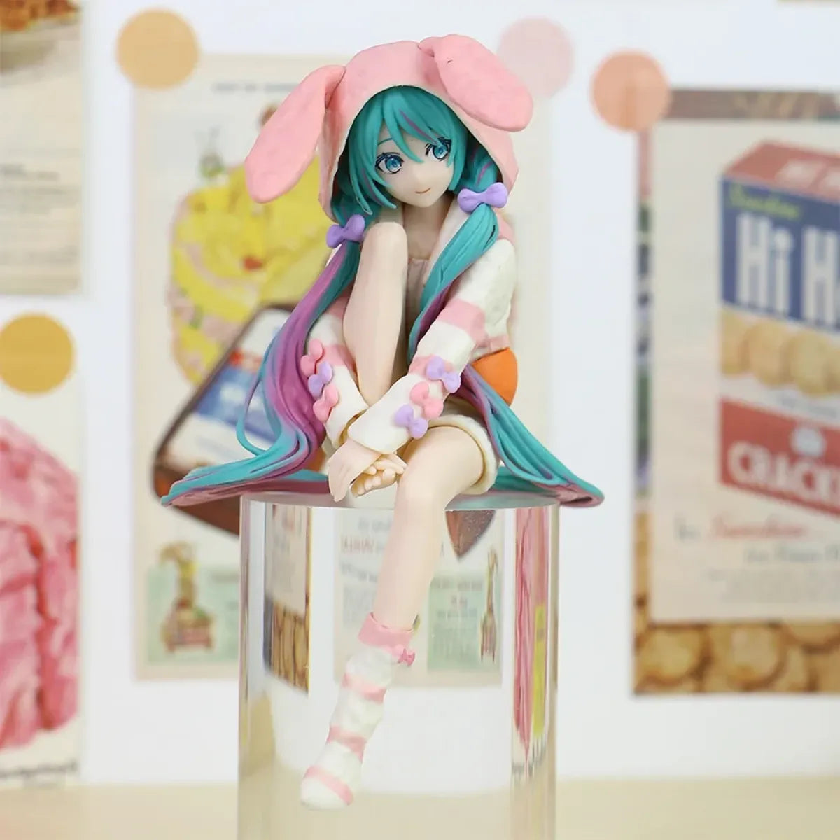 Hatsune Miku Bunny Hoodie Sleepwear PVC Figurine - Hoodies & Sweatshirts - Figurine - 2