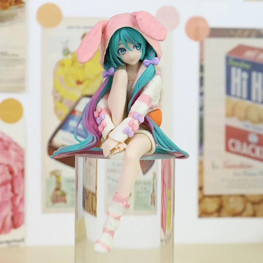Hatsune Miku Bunny Hoodie Sleepwear PVC Figurine - Hoodies & Sweatshirts - Figurine - 2