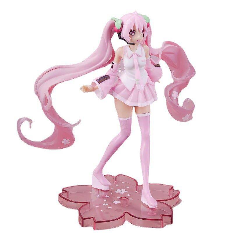 Pink Cherry Blossom Hatsune Miku Figure - Anime - Clothing - 1 - 2024