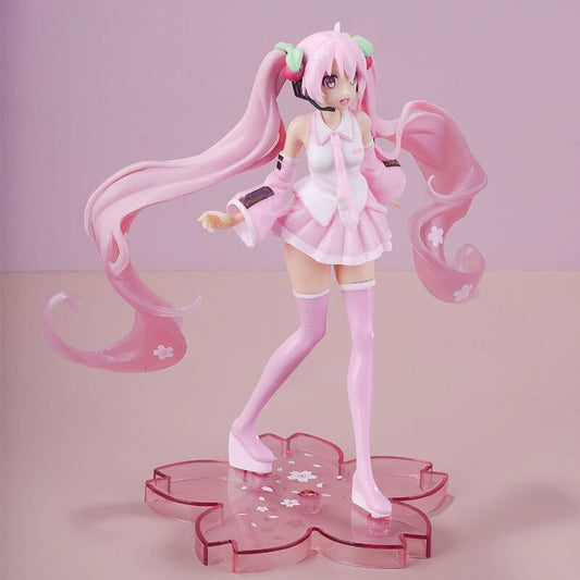 Pink Cherry Blossom Hatsune Miku Figure - Anime - Clothing - 2 - 2024