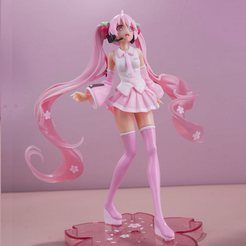 Pink Cherry Blossom Hatsune Miku Figure - Anime - Clothing - 5 - 2024