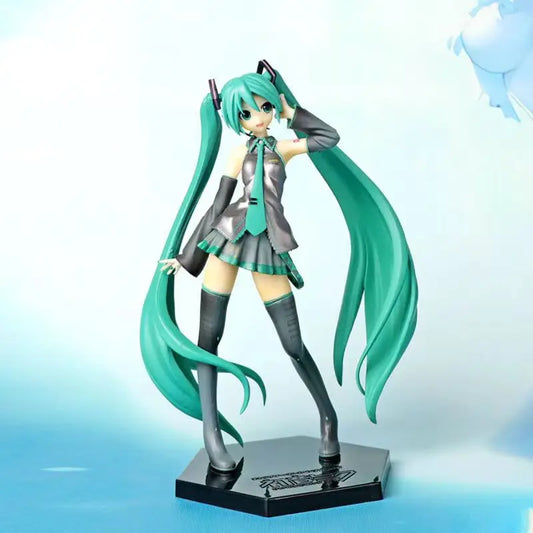 Hatsune Miku Figurine – Vocaloid Twin-Tail Classic Outfit Model - Miku - No Box / 21CM - Anime - 2025 - 1 - Worldwide