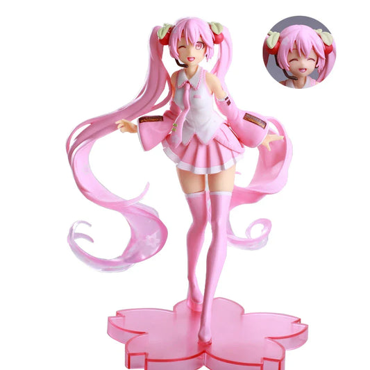 20CM Sakura Miku Anime Figure – Pink Kawaii Collectible Toy - Anime - 2025 - 1 - Worldwide Shipping