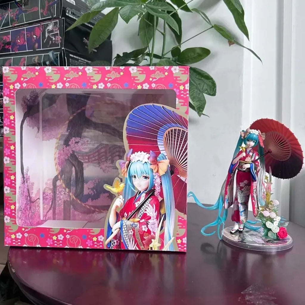 Hatsune Miku Kimono Umbrella Figurine 1/6 Scale - Accessories - Figurine - 4