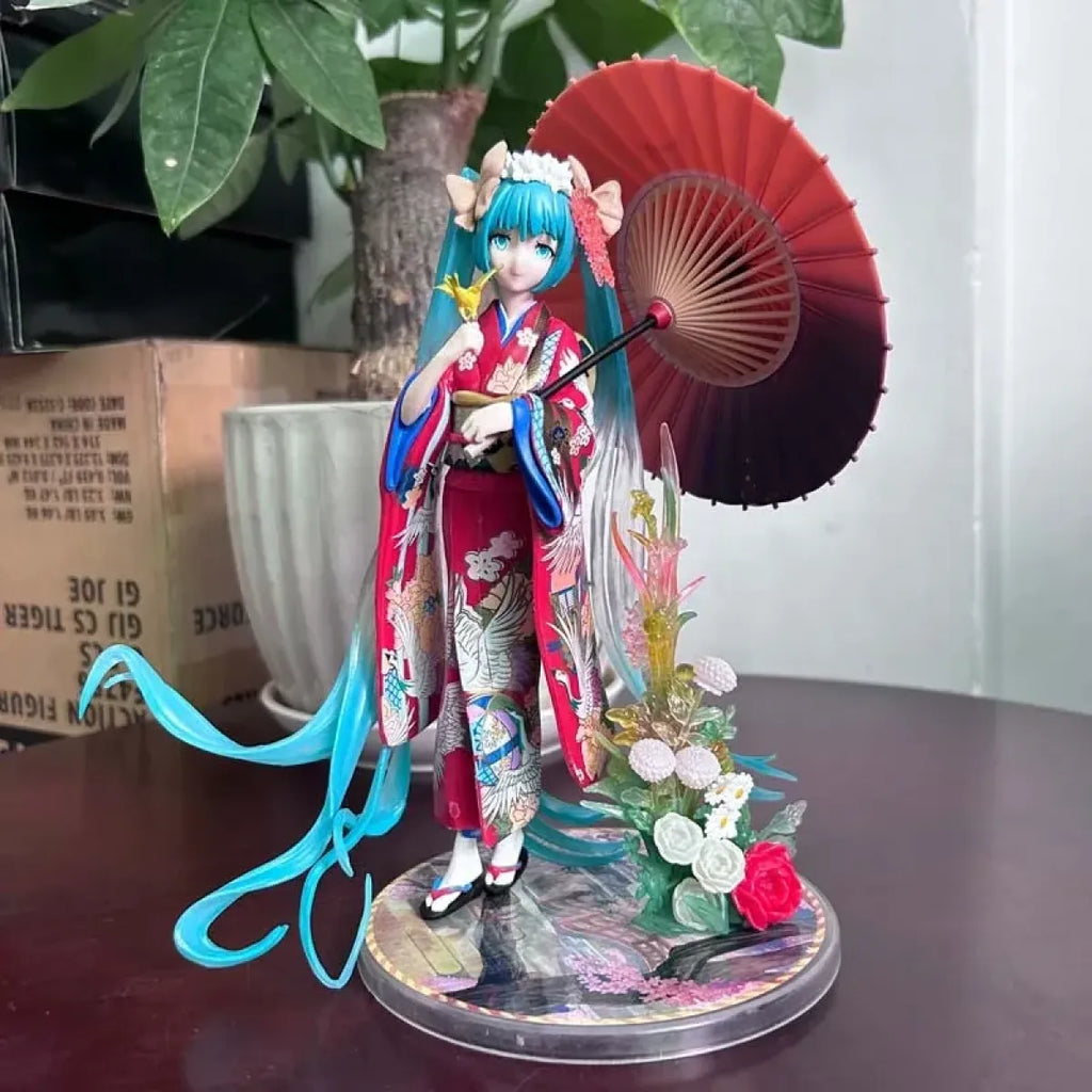 Hatsune Miku Kimono Umbrella Figurine 1/6 Scale - Accessories - Figurine - 5