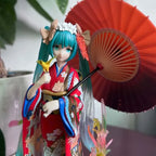 Hatsune Miku Kimono Umbrella Figurine 1/6 Scale - Accessories - Figurine - 1