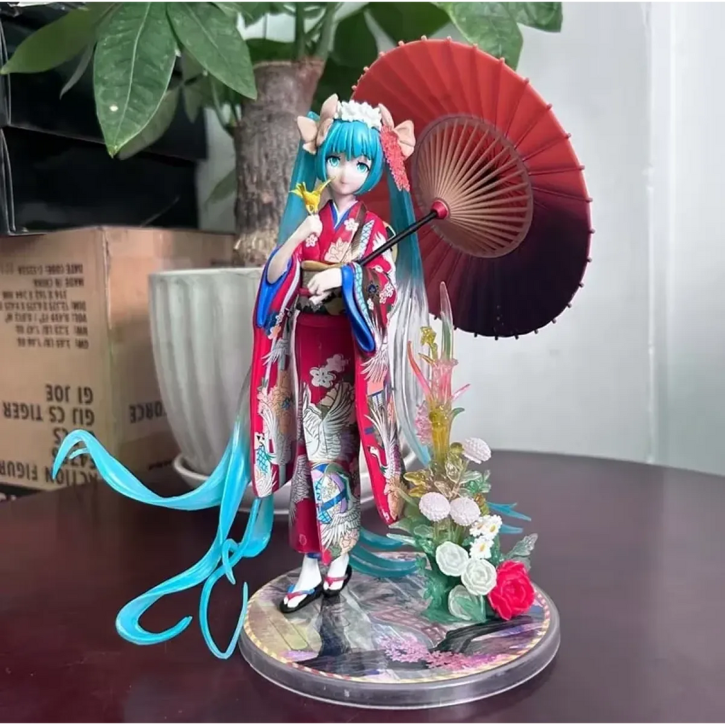 Hatsune Miku Kimono Umbrella Figurine 1/6 Scale - Accessories - Figurine - 6