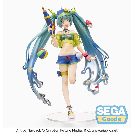 Hatsune Miku Water Gun Figure – Summer Ver. SEGA Anime Collectible - Miku / 22CM - Anime - 2025 - 1 - Worldwide Shipping