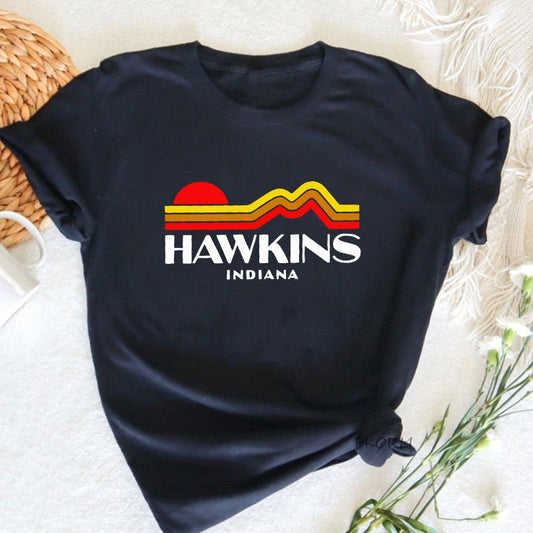 Hawkins Indiana Stranger Things T-Shirts - T-Shirts - Shirts & Tops - 1 - 2024