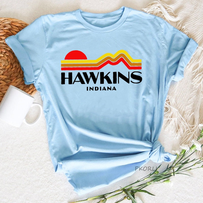 Hawkins Indiana Stranger Things T-Shirts - T-Shirts - Shirts & Tops - 3 - 2024