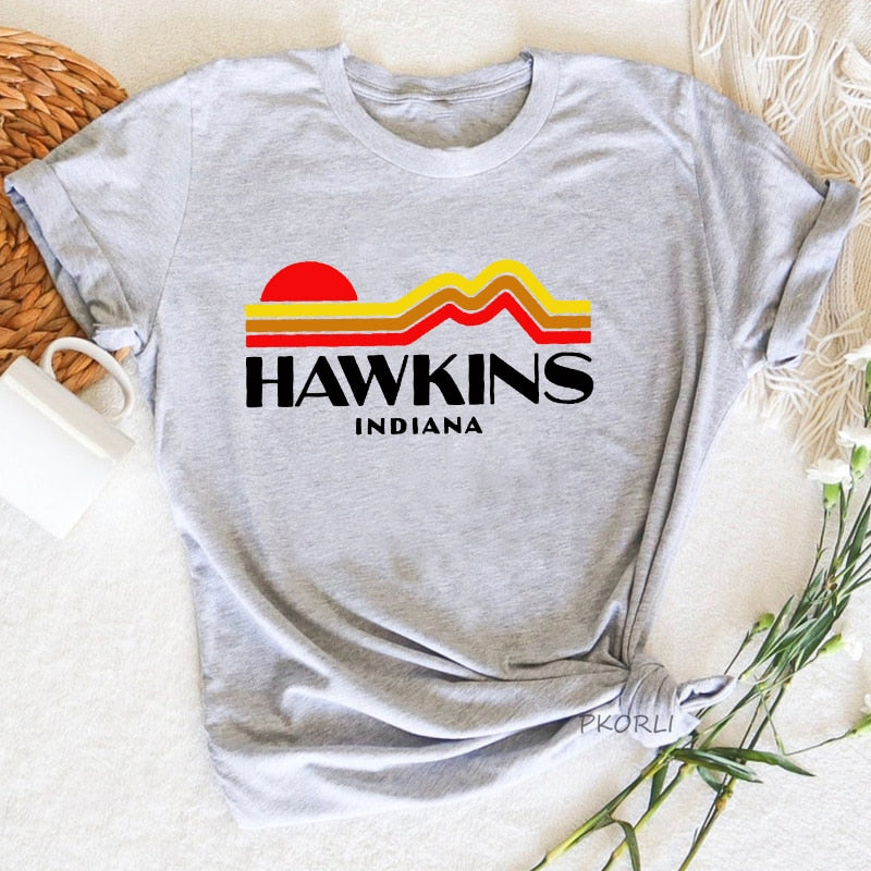 Hawkins Indiana Stranger Things T-Shirts - T-Shirts - Shirts & Tops - 4 - 2024