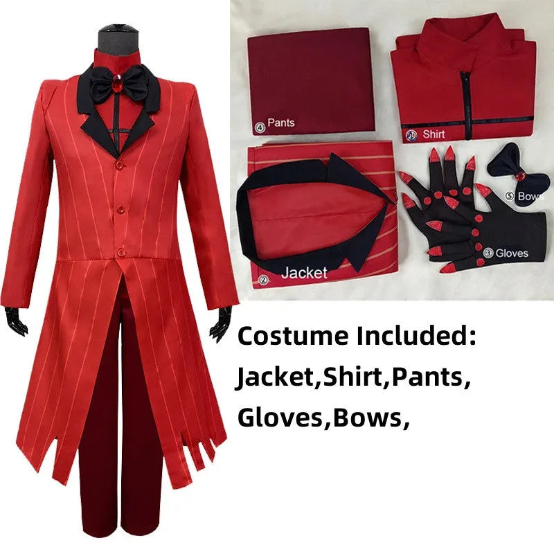 Hazbin Hotel Alastor Cosplay - Full Set - ALASTOR Costume / S - Cosplay - Costumes - 5 - 2024