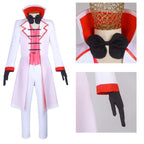 Hazbin Hotel Lucifer Cosplay Costume - Suit Vest Wig - Cosplay - Long - Cosplay - 4