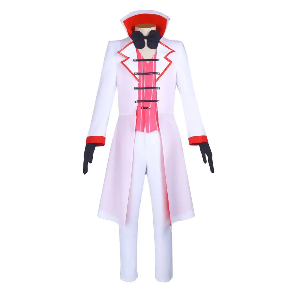 Hazbin Hotel Lucifer Cosplay Costume - Suit Vest Wig - Cosplay - Long - Cosplay - 9