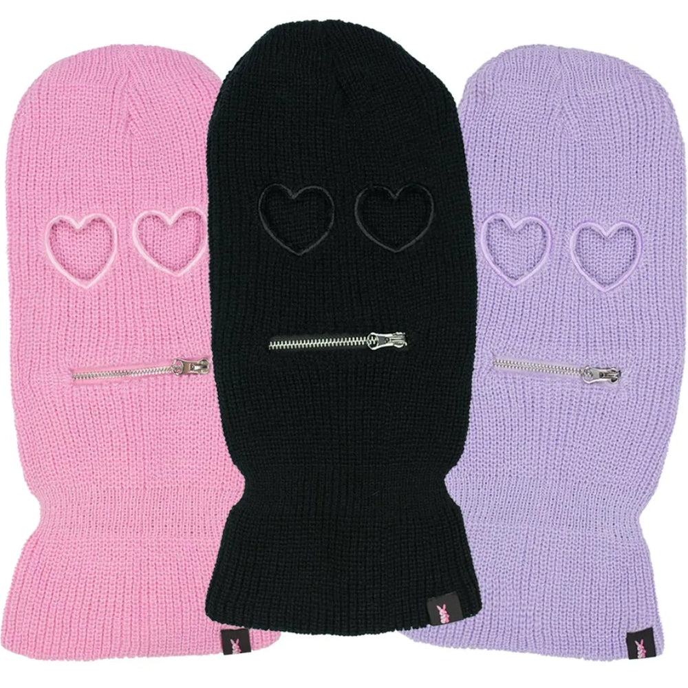 Heart Eyes Ski Mask - Harajuku Style - Balaclavas - 1
