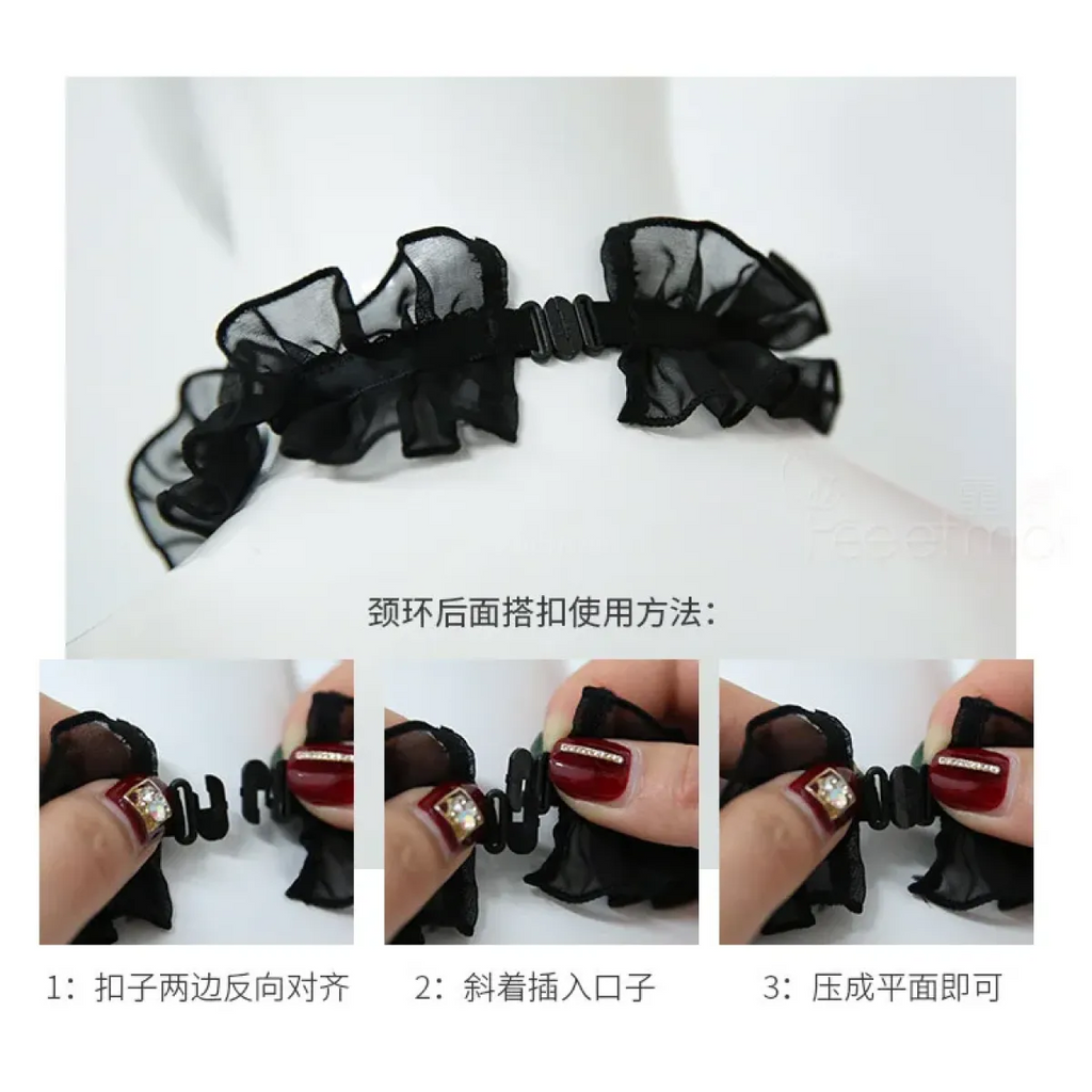 Sexy Lolita Heart Hollow-Out Lingerie Set - Women’s Clothing & Accessories - 3