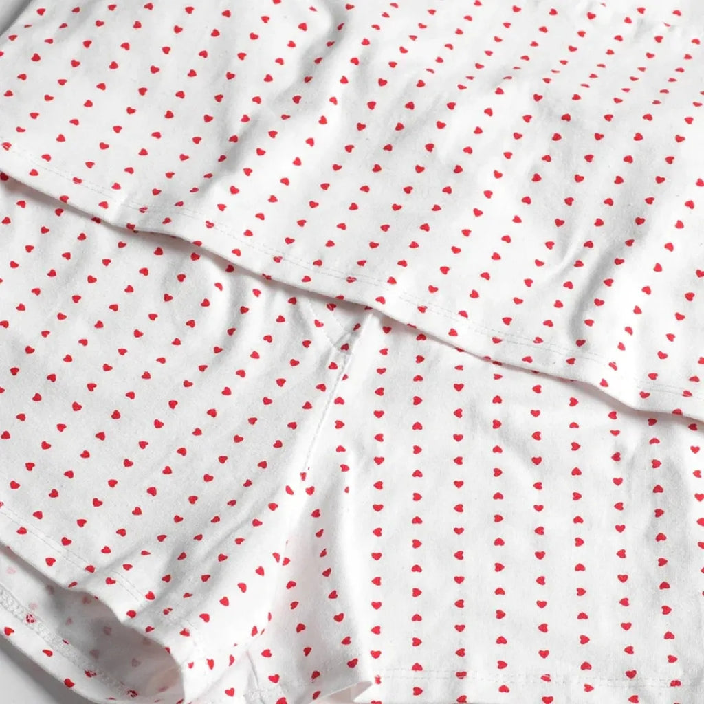Sweet Heart Print Pajama Set - Women’s Clothing & Accessories - Sets - 4