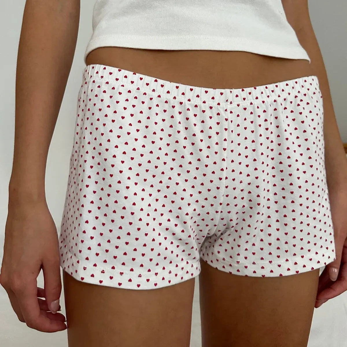 Sweet Heart Print Pajama Set - Women’s Clothing & Accessories - Sets - 7