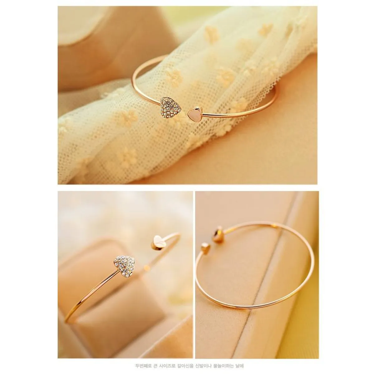 Women’s Heart Shaped Bracelet - Women’s Clothing & Accessories - 7