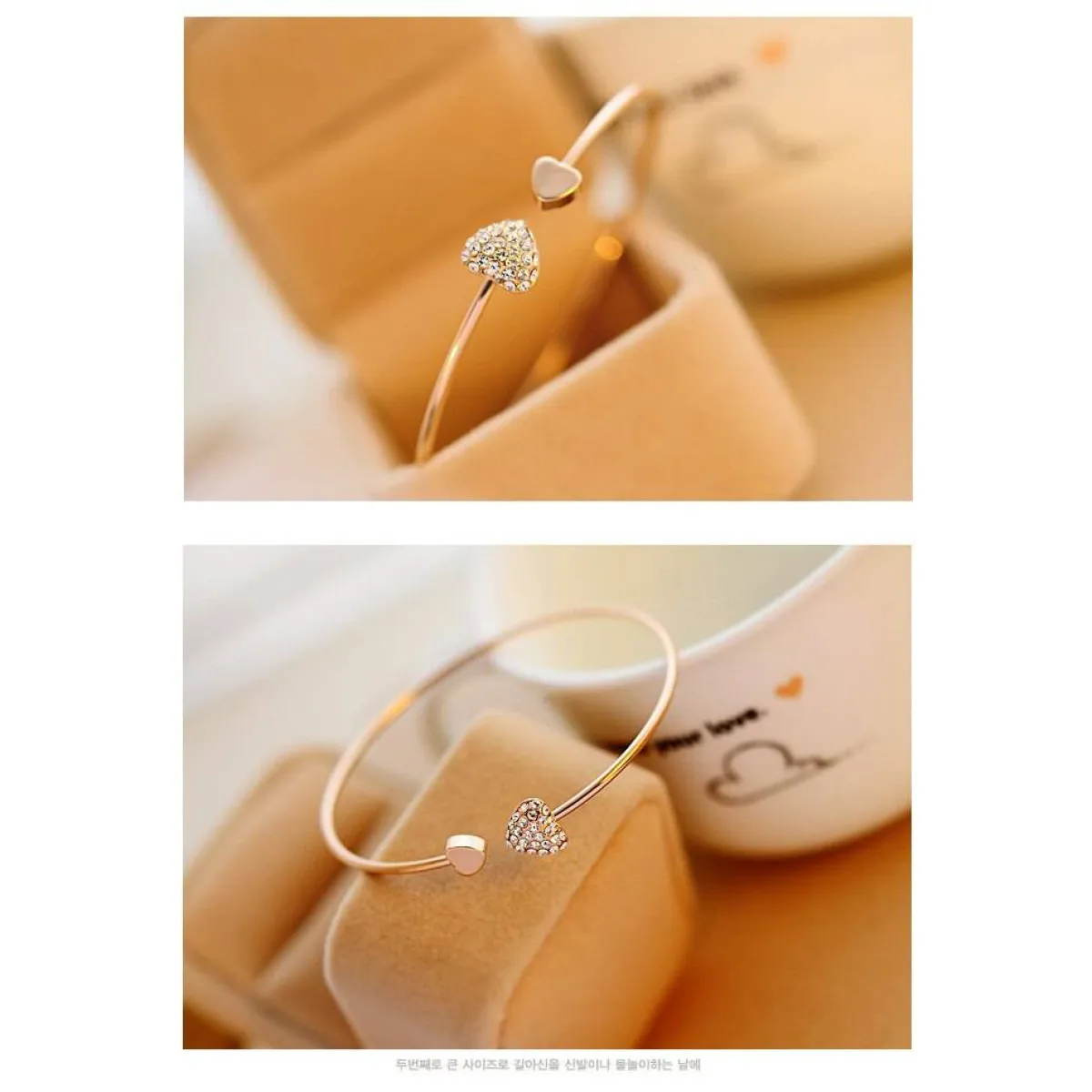 Women’s Heart Shaped Bracelet - Women’s Clothing & Accessories - 8