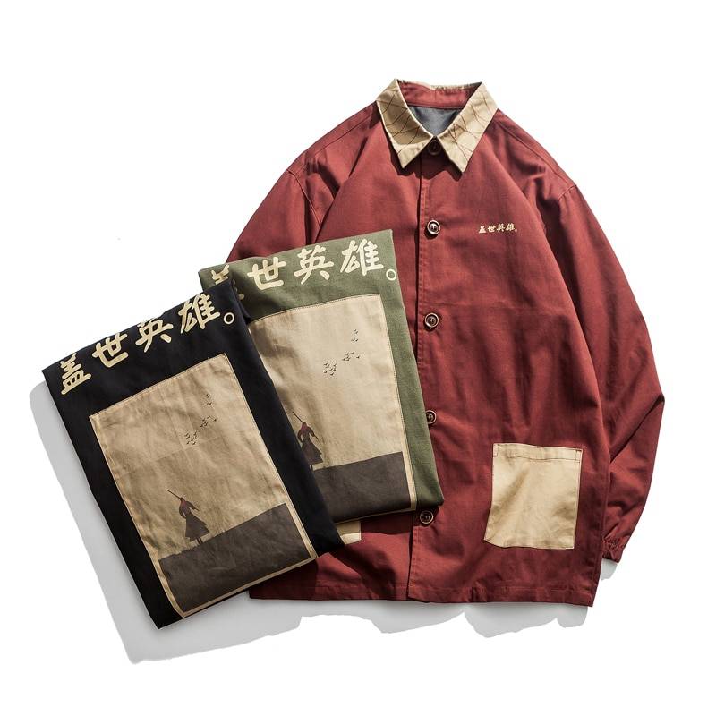 Japanese Hero Kanji Writing Jacket - Jackets & Coats - Coats & Jackets - 13 - 2024