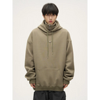 Harajuku High Neck Hoodie - Hoodies & Sweatshirts - Men’s Hoodies - 12