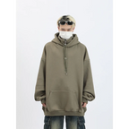 Harajuku High Neck Hoodie - Hoodies & Sweatshirts - Men’s Hoodies - 13