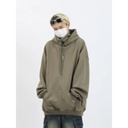 Harajuku High Neck Hoodie - Hoodies & Sweatshirts - Men’s Hoodies - 14