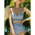 High Waist Bikini Set – Vintage Print Summer Swimwear - Sexy Products - Swimwear - 18