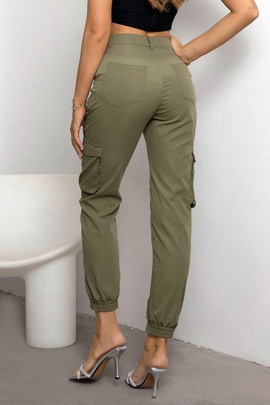 High Waist Cargo Pants - Bottoms - Pants - 2 - 2024