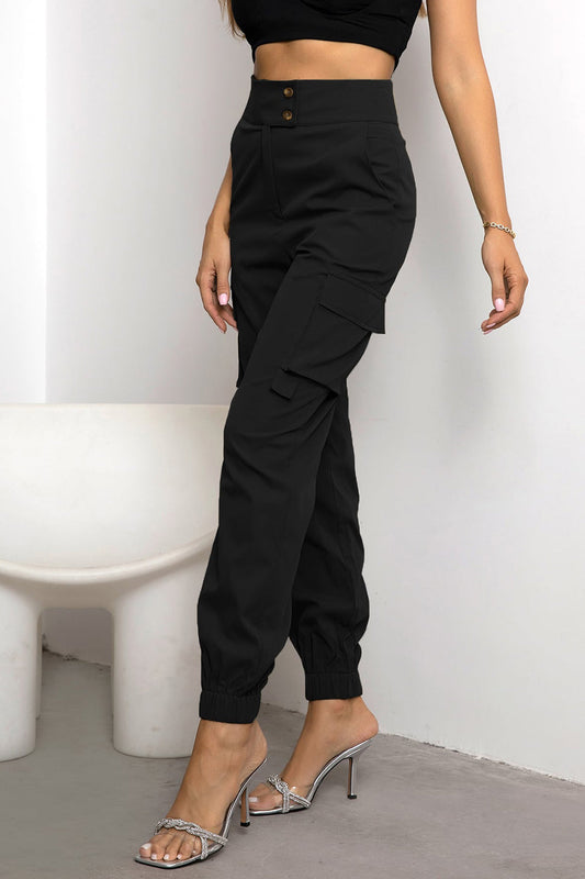 High Waist Cargo Pants - Bottoms - Pants - 2 - 2024