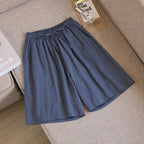 High Waist Cotton Linen Summer Shorts - Harajuku Style - Shorts - 10