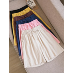 High Waist Cotton Linen Summer Shorts - Harajuku Style - Shorts - 4