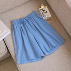 High Waist Cotton Linen Summer Shorts - Harajuku Style - Shorts - 17