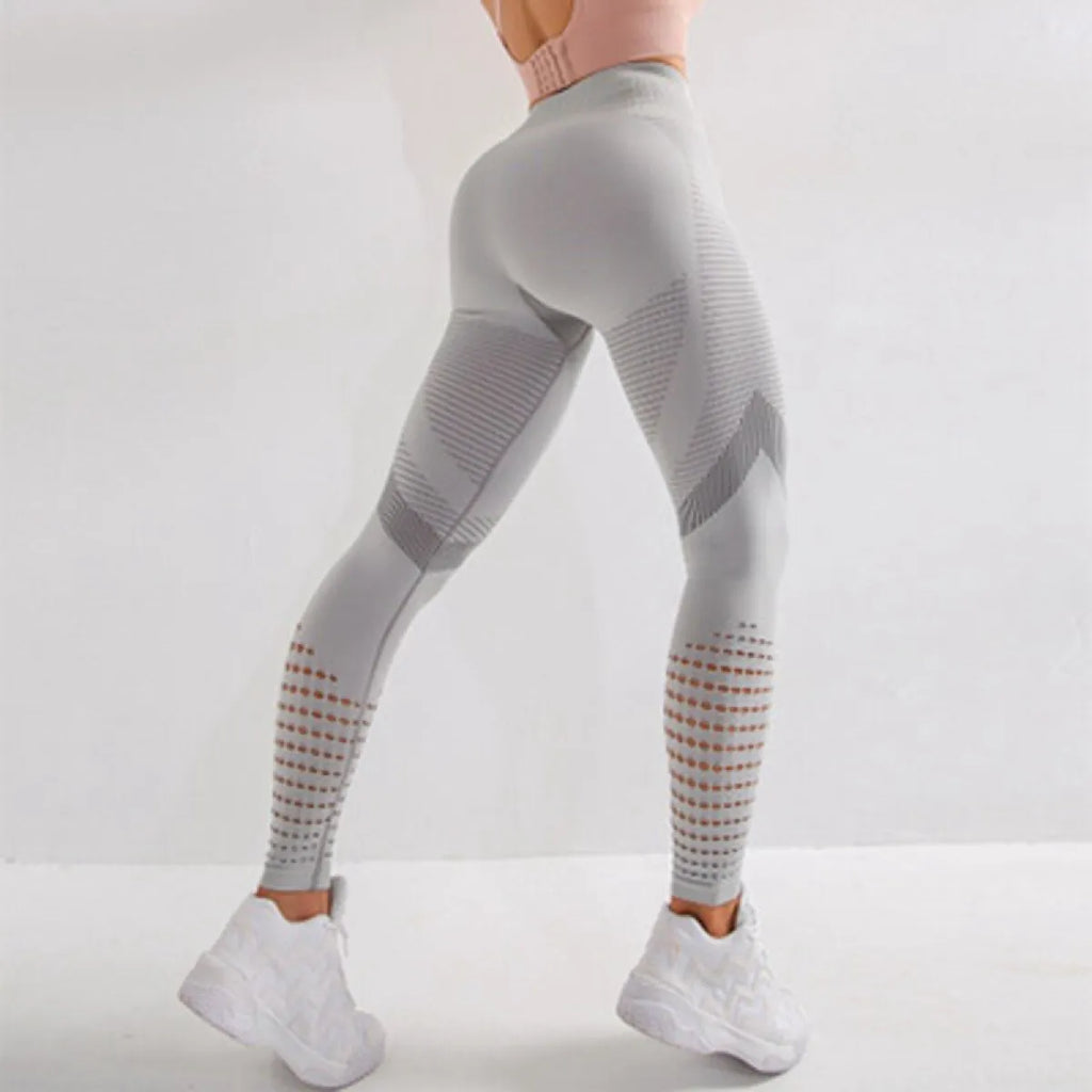 High Waist Fitness Leggings - Bottoms - 21