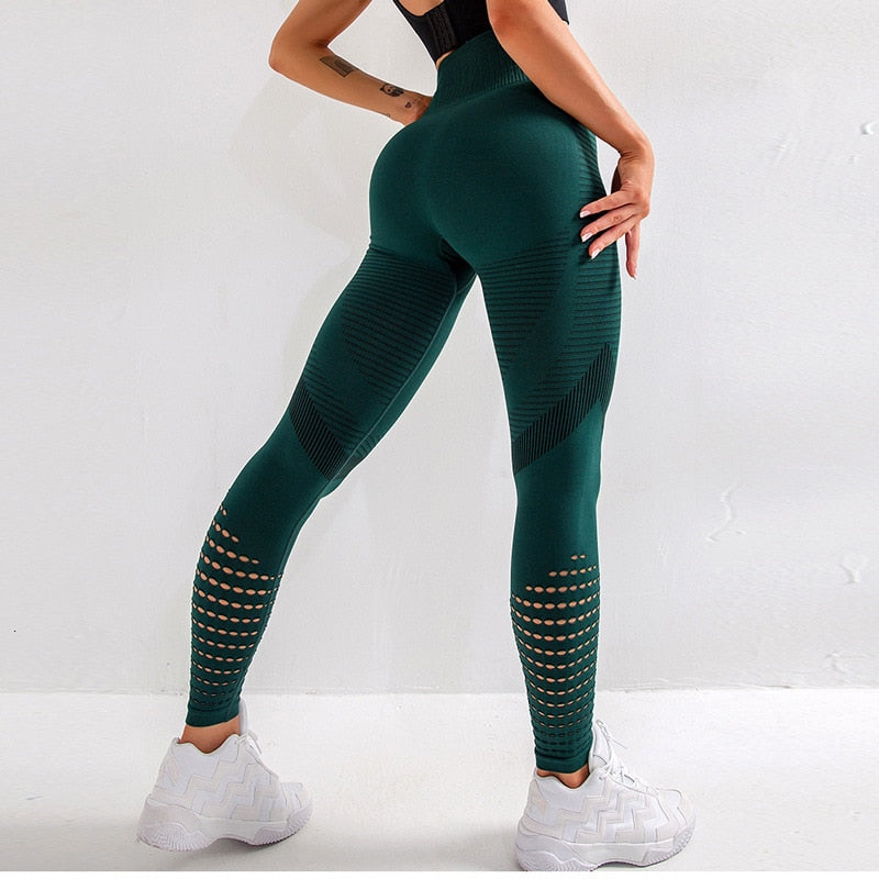 High Waist Fitness Leggings - Bottoms - Clothing - 4 - 2024