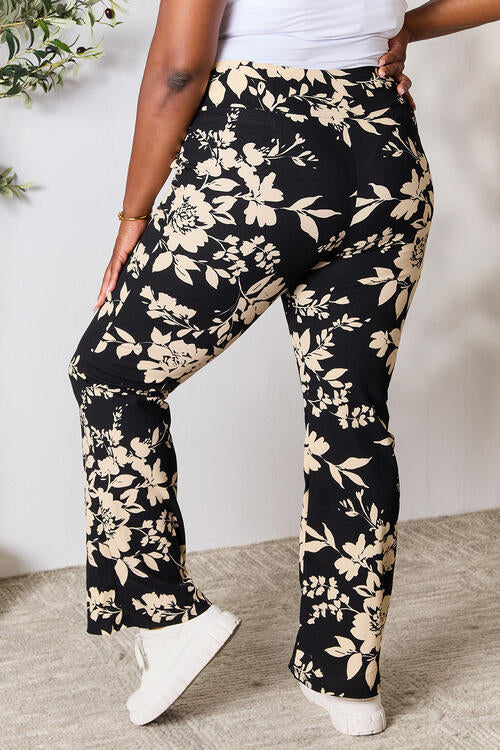 High Waist Floral Flare Pants - Bottoms - Pants - 3 - 2024