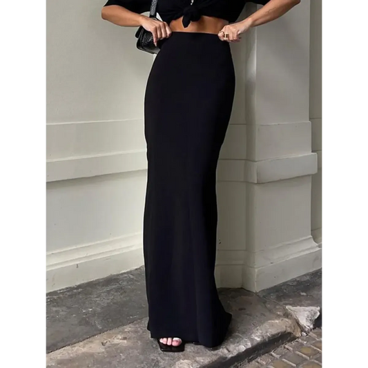 Gothic High Waist Maxi Skirt - Bottoms - Skirts - 1