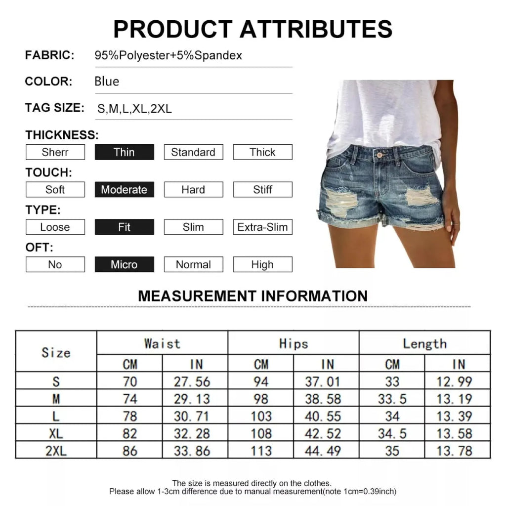 Korean Style High Waist Jean Shorts - Bottoms - 3