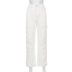 Street Fashion Casual High Waist Jeans - Bottoms - 10