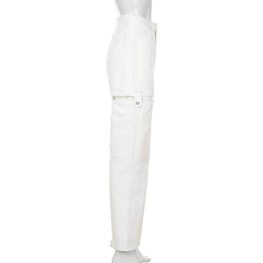 Street Fashion Casual High Waist Jeans - Bottoms - 11