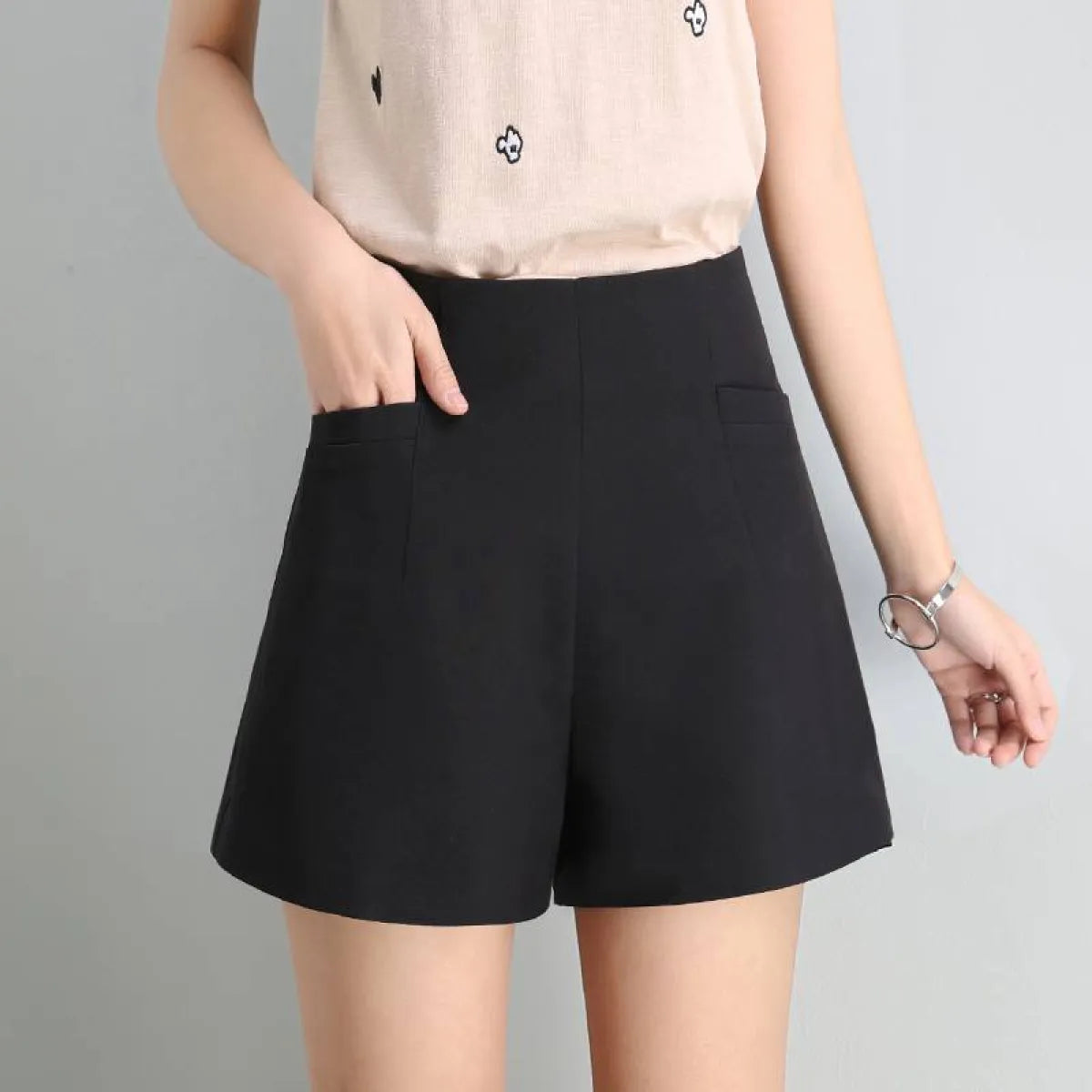 High Waist Korean Shorts - Bottoms - 6