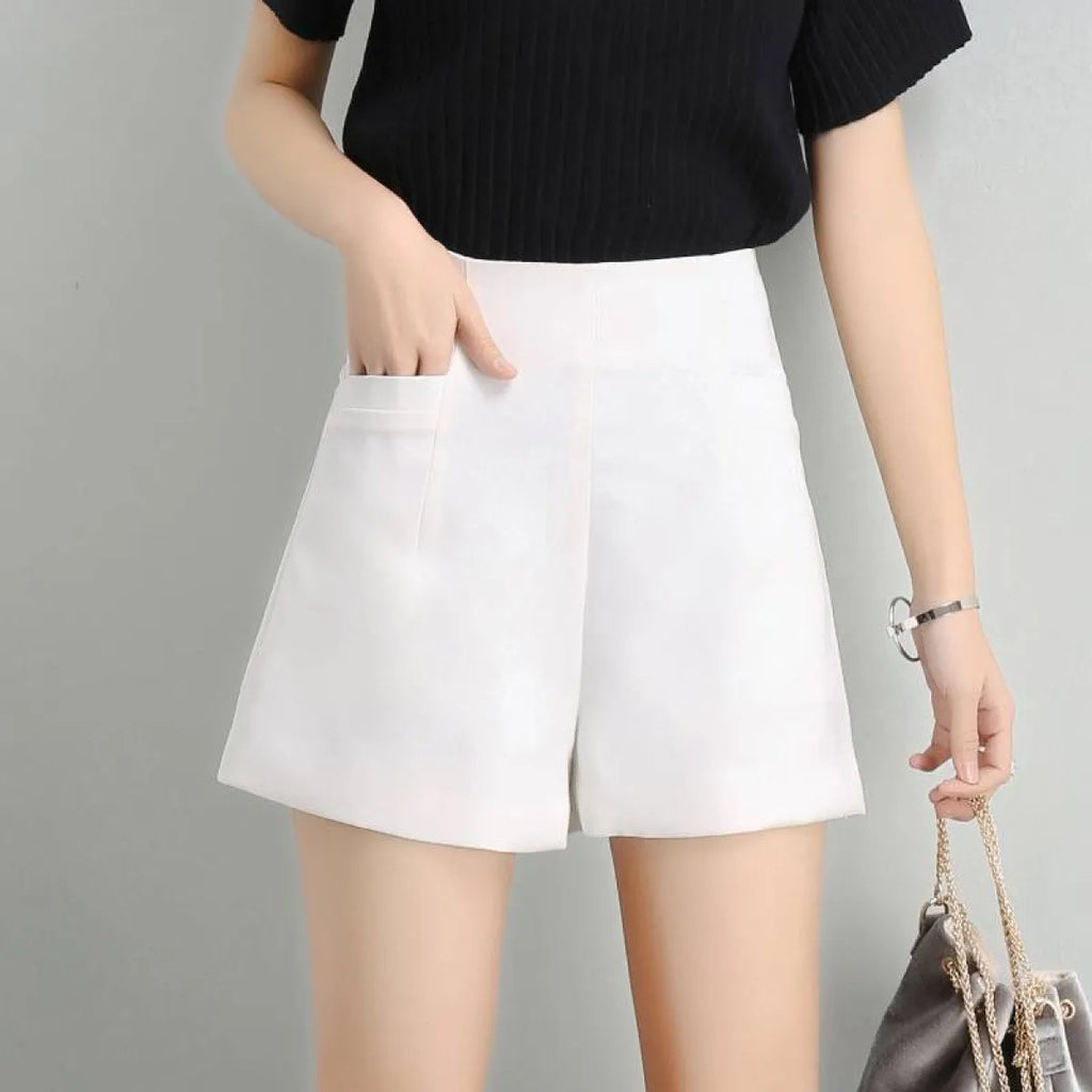 High Waist Korean Shorts - Bottoms - 8