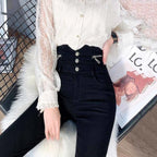 Korean Fashion High Waist Pencil Pants - Bottoms - 2