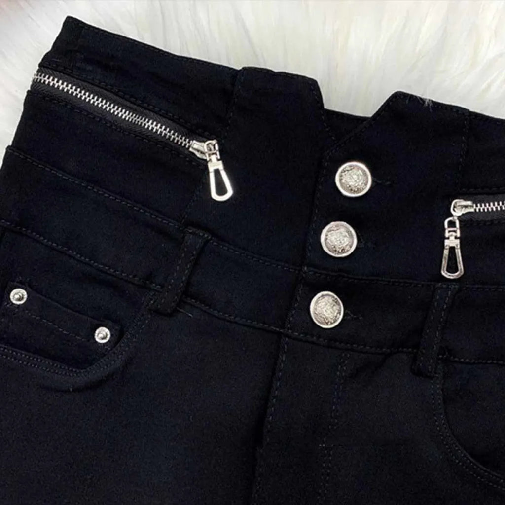 Korean Fashion High Waist Pencil Pants - Bottoms - 4
