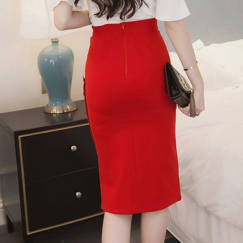 High Waist Pencil Skirt - Bottoms - Clothing - 4 - 2024